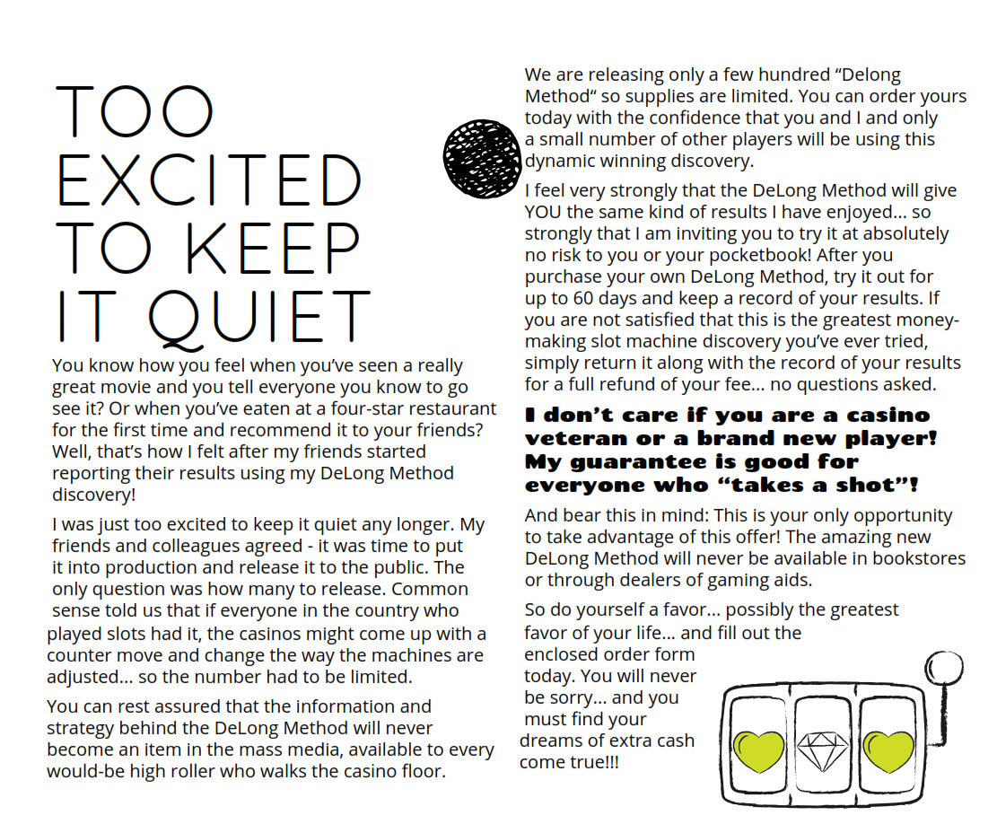 TOO EXCITED TO KEEP IT QUIET TOO EXCITED TO KEEP IT QUIET
